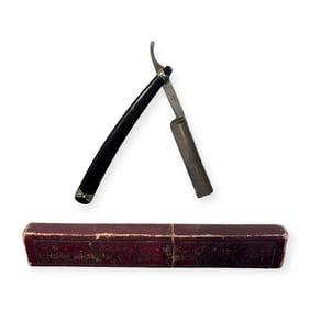 Antique Straight Razor Wm. Frankfurt Hdwe Co. Milwaukee Wis