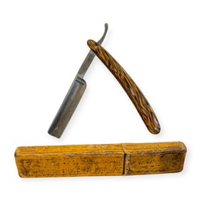 Fancy Antique Straight Razor -Koeller's Magnetic