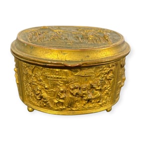 Fancy Brass Jewelry Box