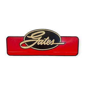 Vintage Gates Tin Sign