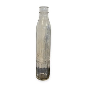 Tall Glass Shell Oil Bottle