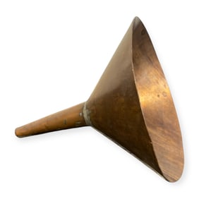 Solid Copper Funnel