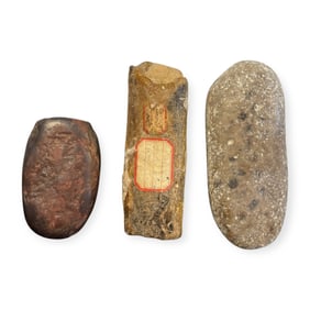 Group of Three (3) Native American Stone Tools