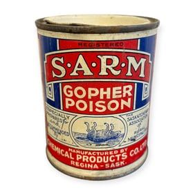 Sarm Gopher Poisoning Can