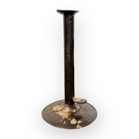 19th C Tall Push Up Candlestick
