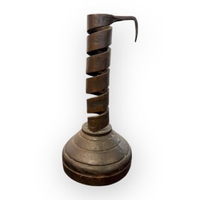 Late 18th C Spiral Twist Candlestick
