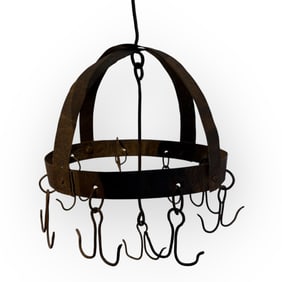 Fine Early Iron Hanging Meat or Pan Rack