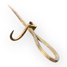 Very Early Hand Forged Iron Stick N Tommy