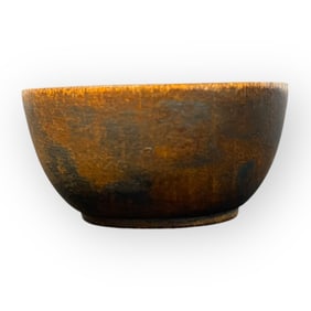 Rare Early Miniature Wood Bowl