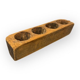 1800's Wood Block Candle Mold