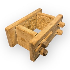 Early 4 Section Butter Mold