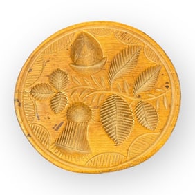 The Best Early Hand Carved Butter Print
