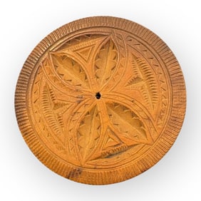 Mid 1800's Well Carved Butter Print