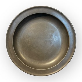 18th/19th C Continental Pewter Plate