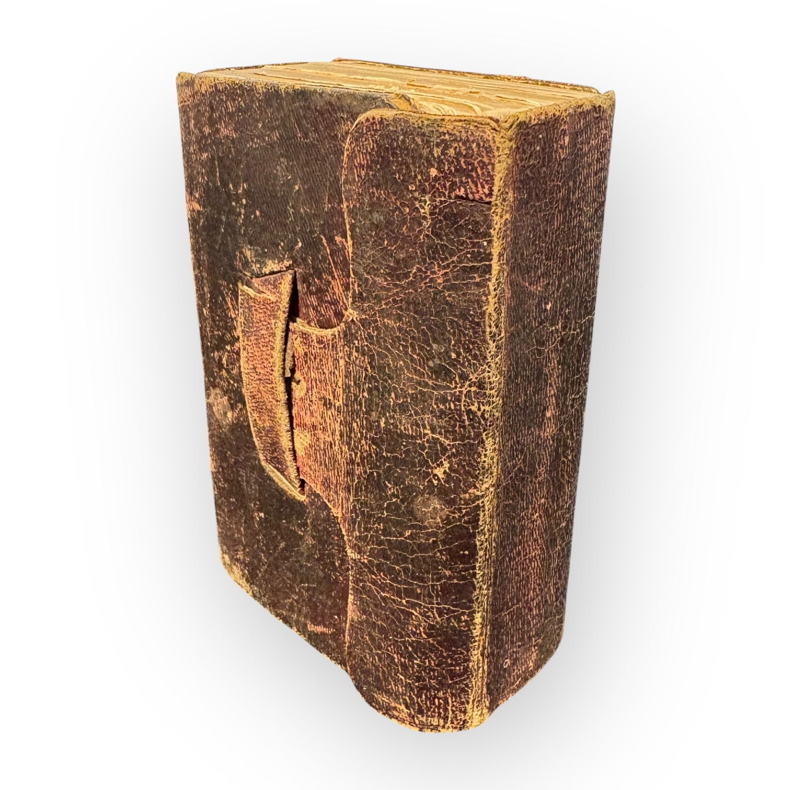 Small Leather Bound 1848 Bible (1 of 2)