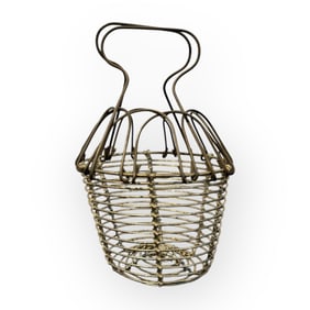Miniature Folding Wire Egg Basket