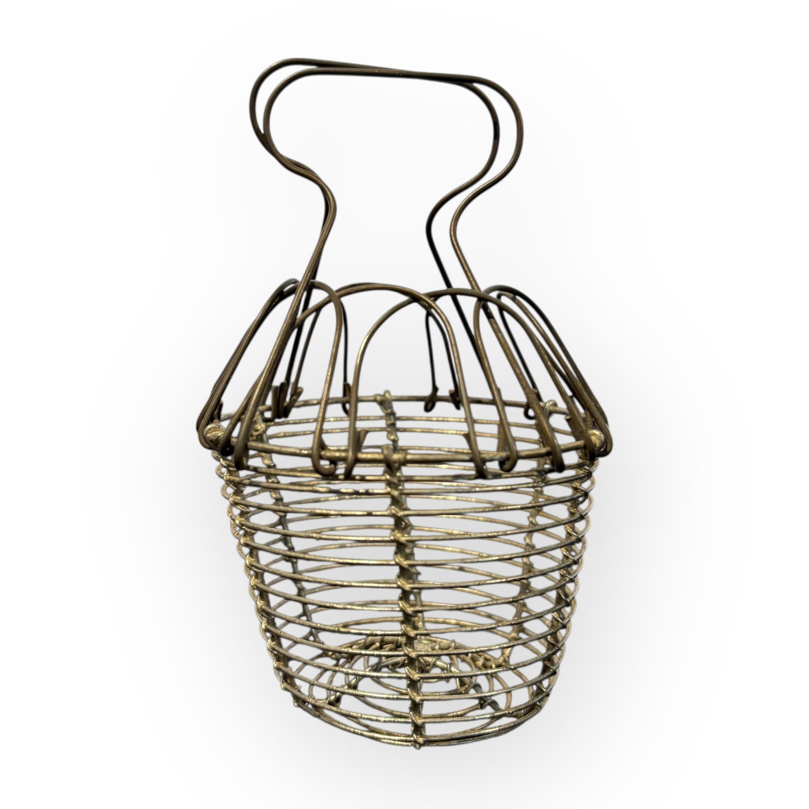 Miniature Folding Wire Egg Basket (1 of 1)