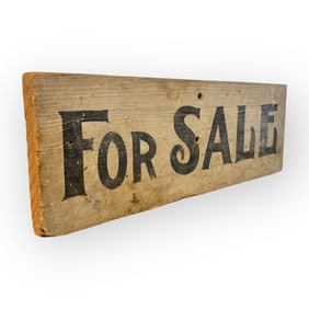 Vintage Wood For Sale Sign