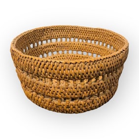 19th C Norwegian Root Basket