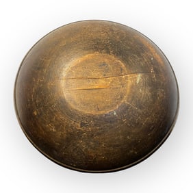 19th C 15 Inch Wood Dough Bowl