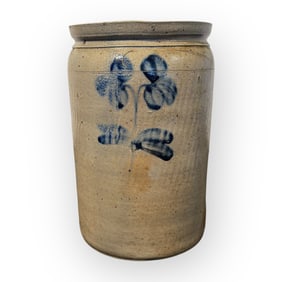 2 Gallon Decorated Va. Crock Jar