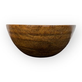 Wonderful 1850's Ash Burl Bowl