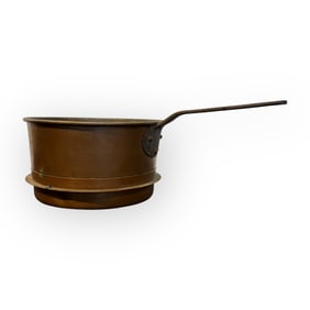 Unusual 19th C Copper Pan