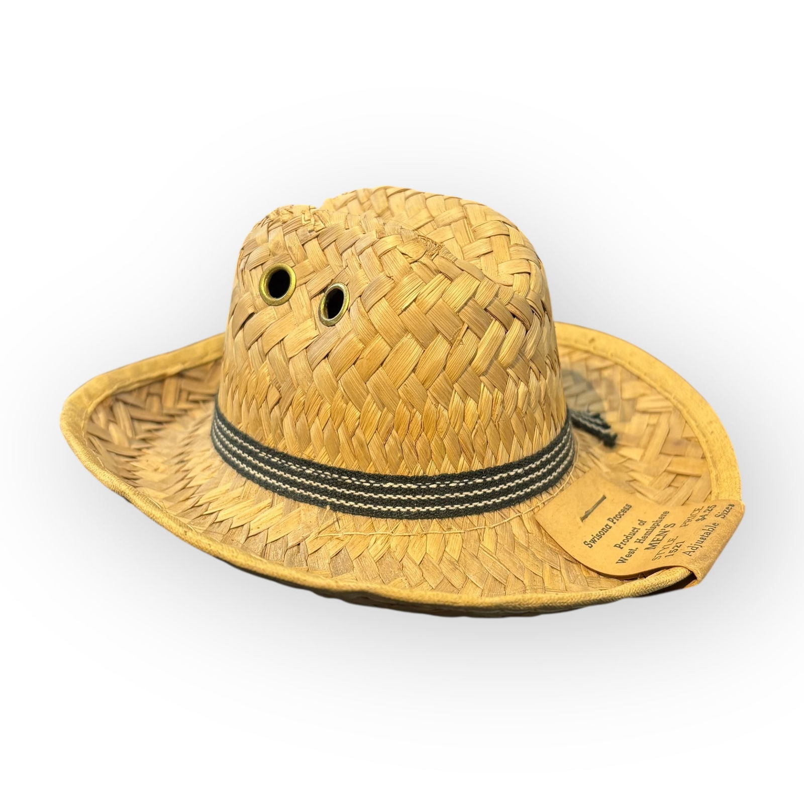 Antique Salesmans Sample Straw Hat (1 of 2)