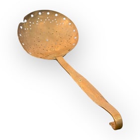 19th C All Copper Drain Ladle