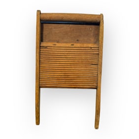 Great Primitive All Wood Childs Washboard