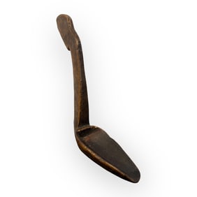 Unique 19th C Wood Ladle