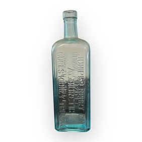 19th C Juniper Berry Gin Bottle