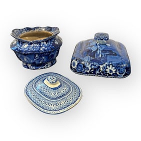 3 Pieces of Historical Blue