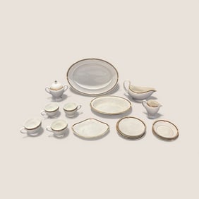 18 Pieces of Wedgewood Bone China