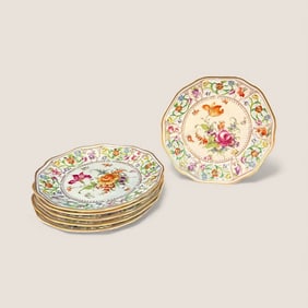 Set Of Czechoslovakia Victoria Plates