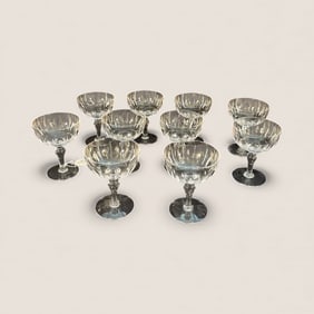 Set Of Stuart Crystal Sherberts