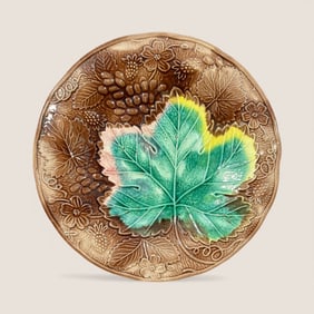 Antique Majolica Plate
