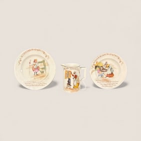 3 Royal Doulton Nursery Rhyme Childs Dishes