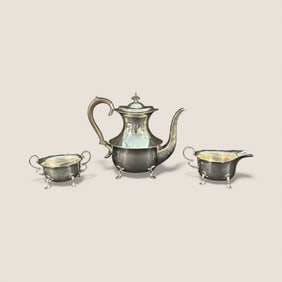 1947 Sheffield 3 Piece Tea Service Set