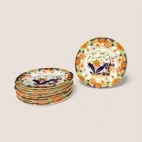 Set Of Copeland Imari Plates