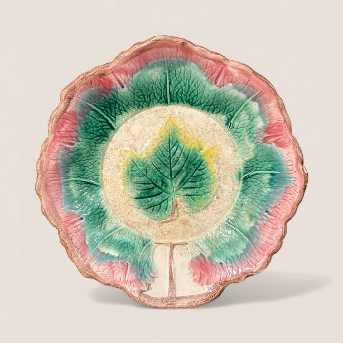 Antique Majolica Bowl (1 of 2)