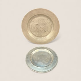 2 Pewter Plates