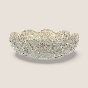 Brilliant Period Lead Crystal Cut Glass Bowl