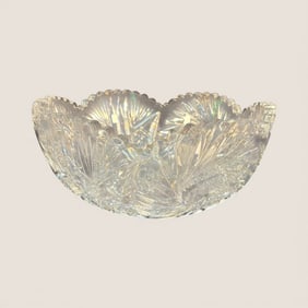 American Brilliant Period Cut Glass Bowl