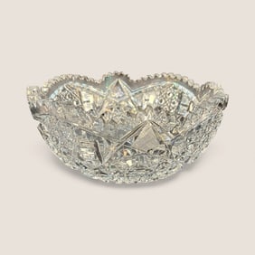 American Brilliant Period Cut Glass Bowl