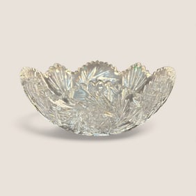 American Brilliant Period Cut Glass Bowl