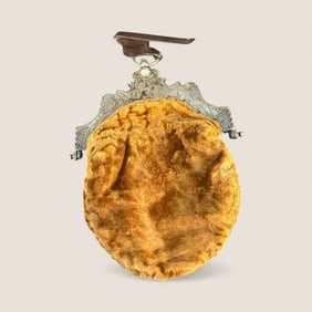 Great 19th C. Norwegian Or German Clutch Top Hand Purse