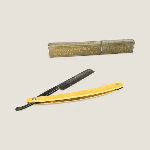 German Wwii Waffen Ss Straight Razor Solingen
