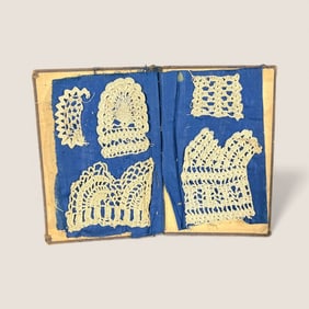 Super 19th C Small Hand Crochet Simple Patterns Book