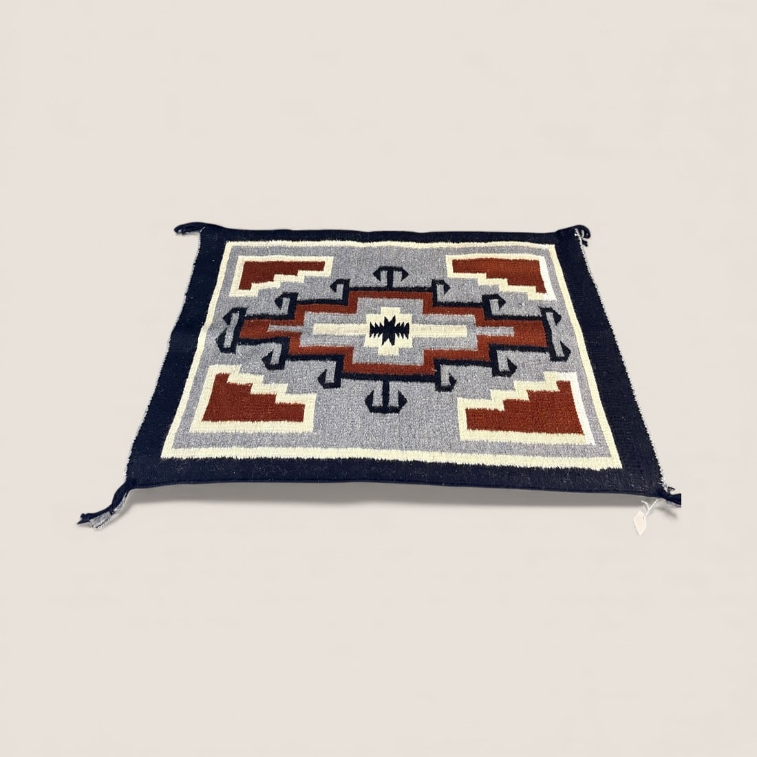 Navajo Rug: A 30 x 22 inch Navajo rug. Excellent color and condition